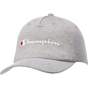 Champion Men's Unisex Gray Adjustable Relaxed Fit Hat Cap - OSFA